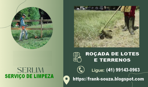 SERLIM ROÇADA DE TERRENOS EM FAZENDA RIO GRANDE